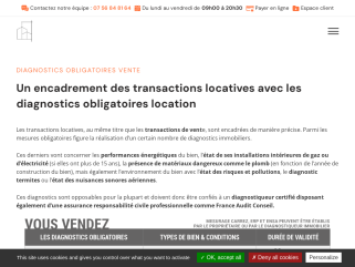 Diagnostic immobilier France Audit Conseil