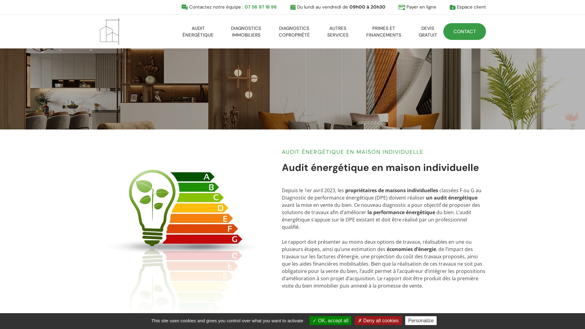 Capture d'écran de Audit énergétique réglementaire par France Audit Conseil