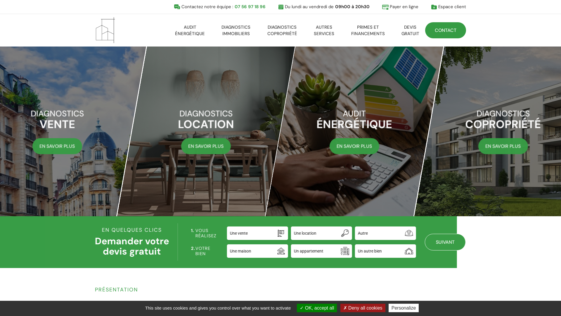 Capture d'écran de Audit energetique MaPrimeRenov