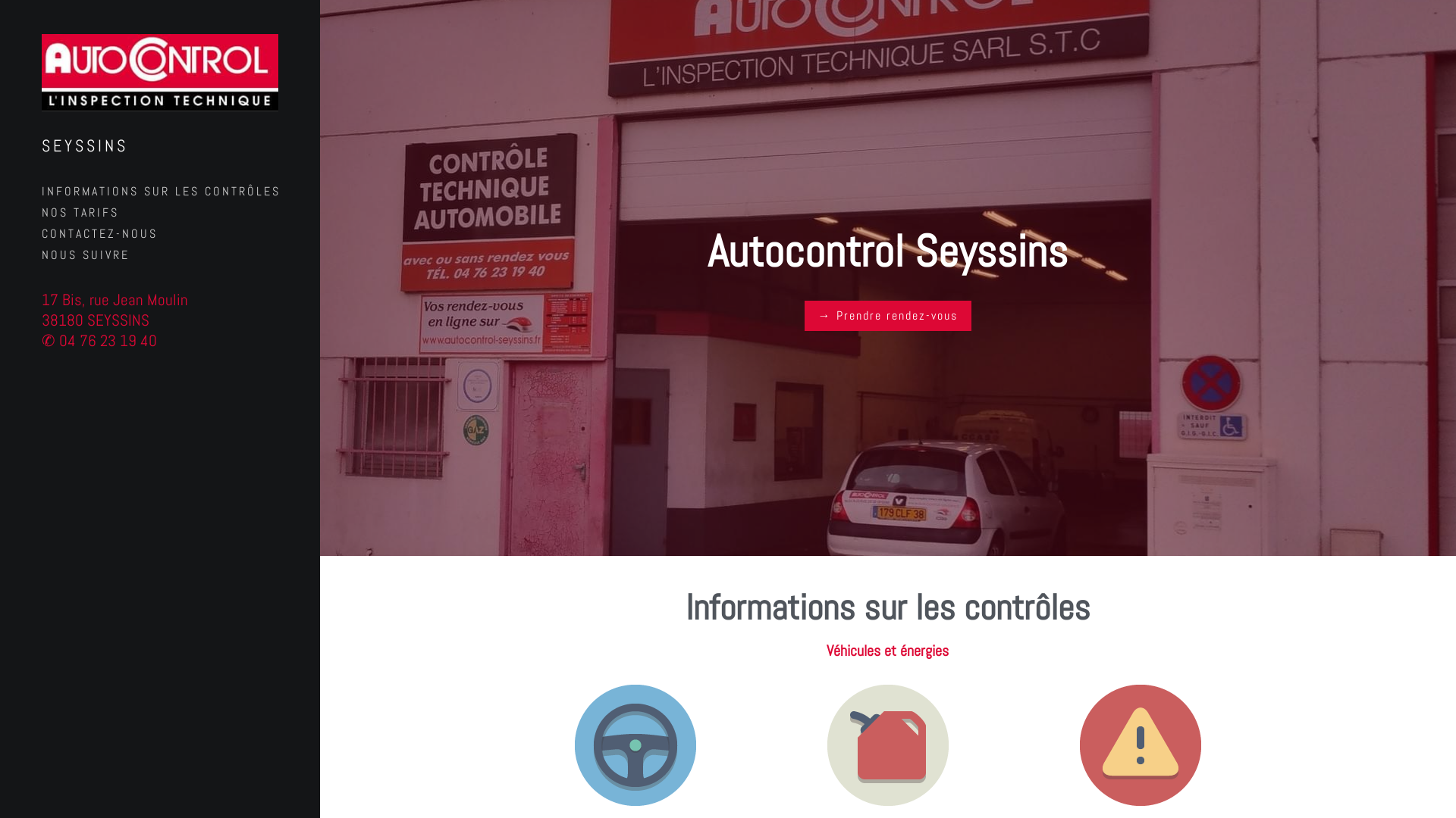 Capture d'écran de Autocontrol seyssins