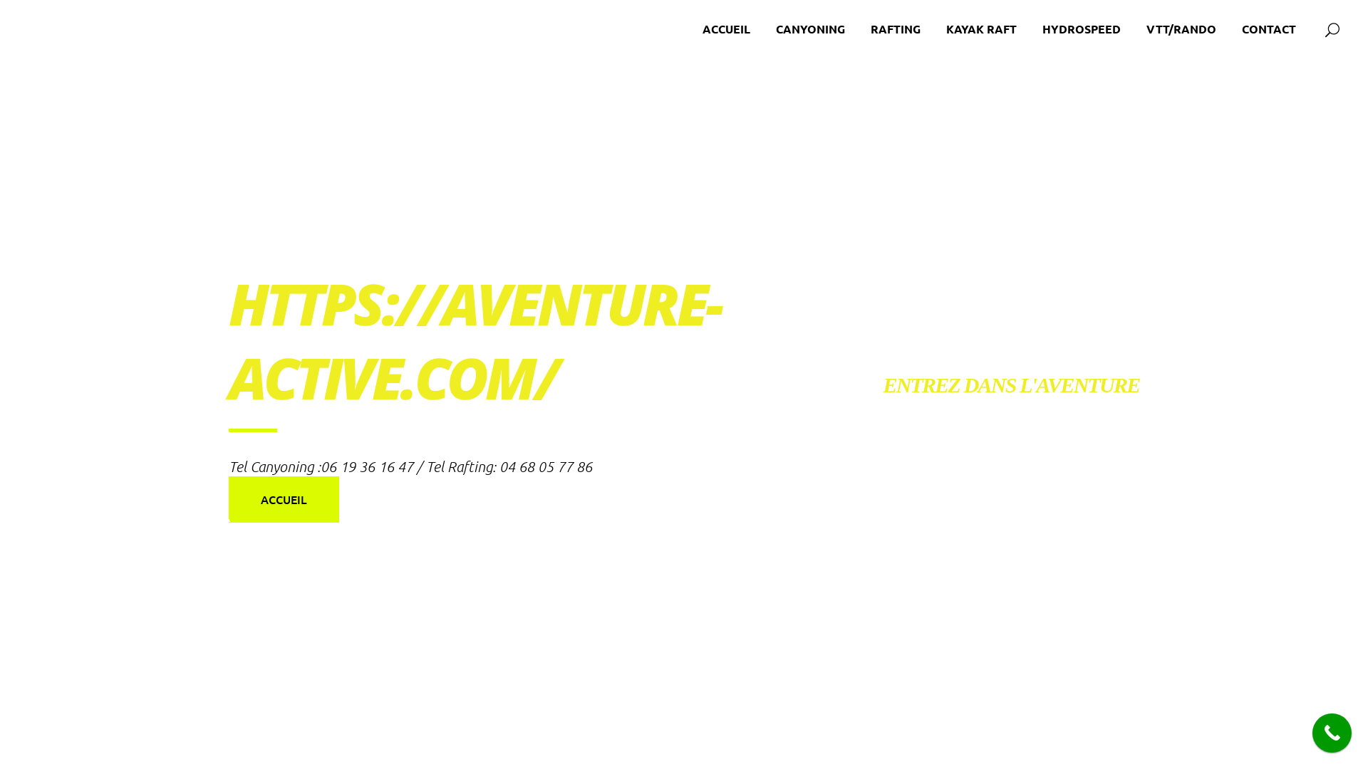 Capture d'écran de Le canyoning à Ceret Pyrénées Orientales /Aventure Active