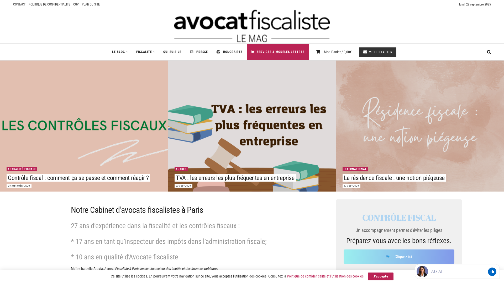 Avocat fiscaliste Isabelle Arpaia