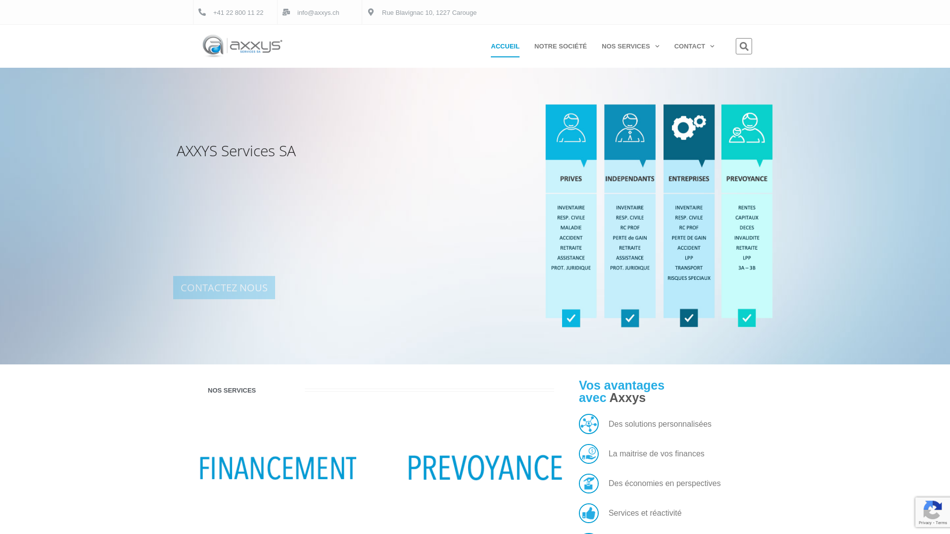 Capture d'écran de Fiduciaire sur Genève