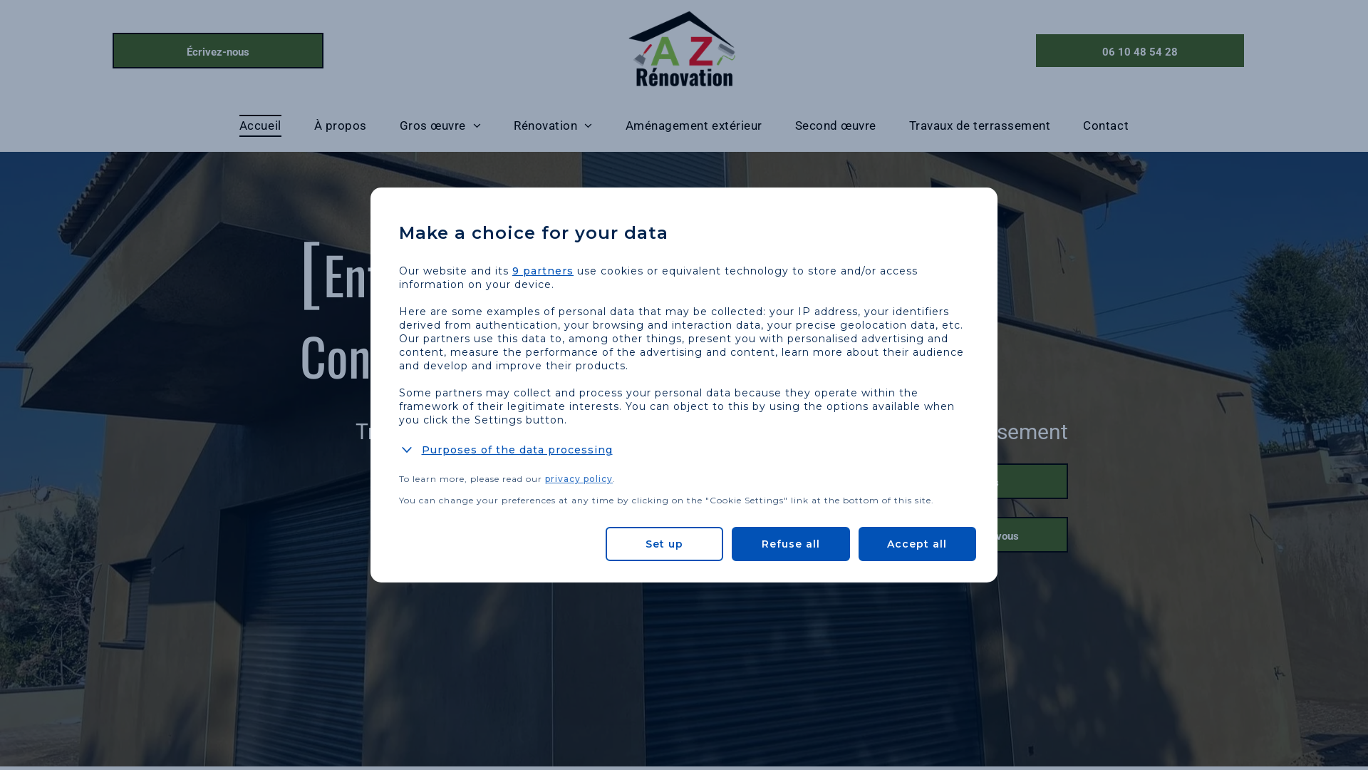 Capture d'écran de Entreprise de Rénovation