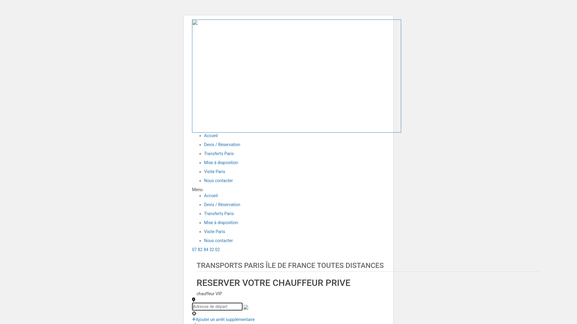 Capture d'écran de Votre Chauffeur Privé pour Tous Transferts en Île-de-France - Azede Transports