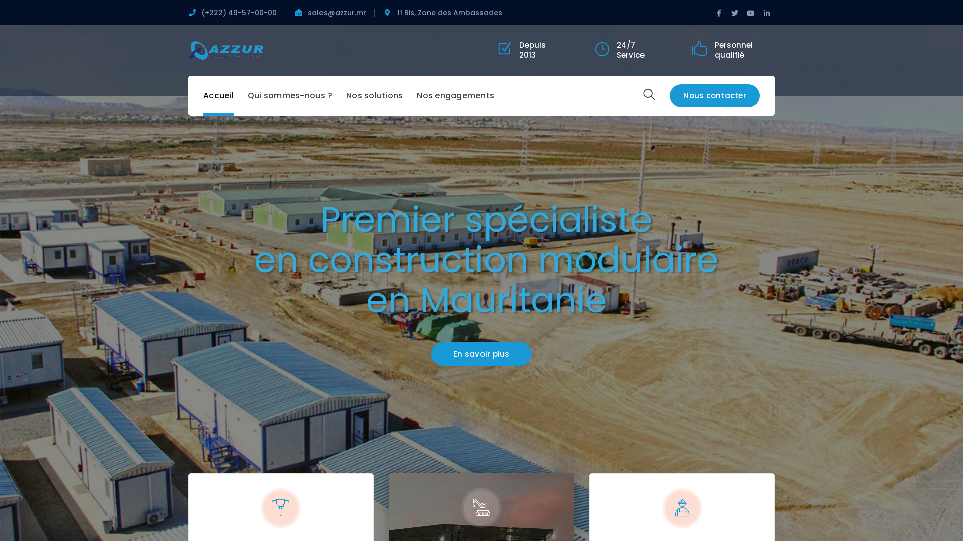 Capture d'écran de Azzur Minning Services