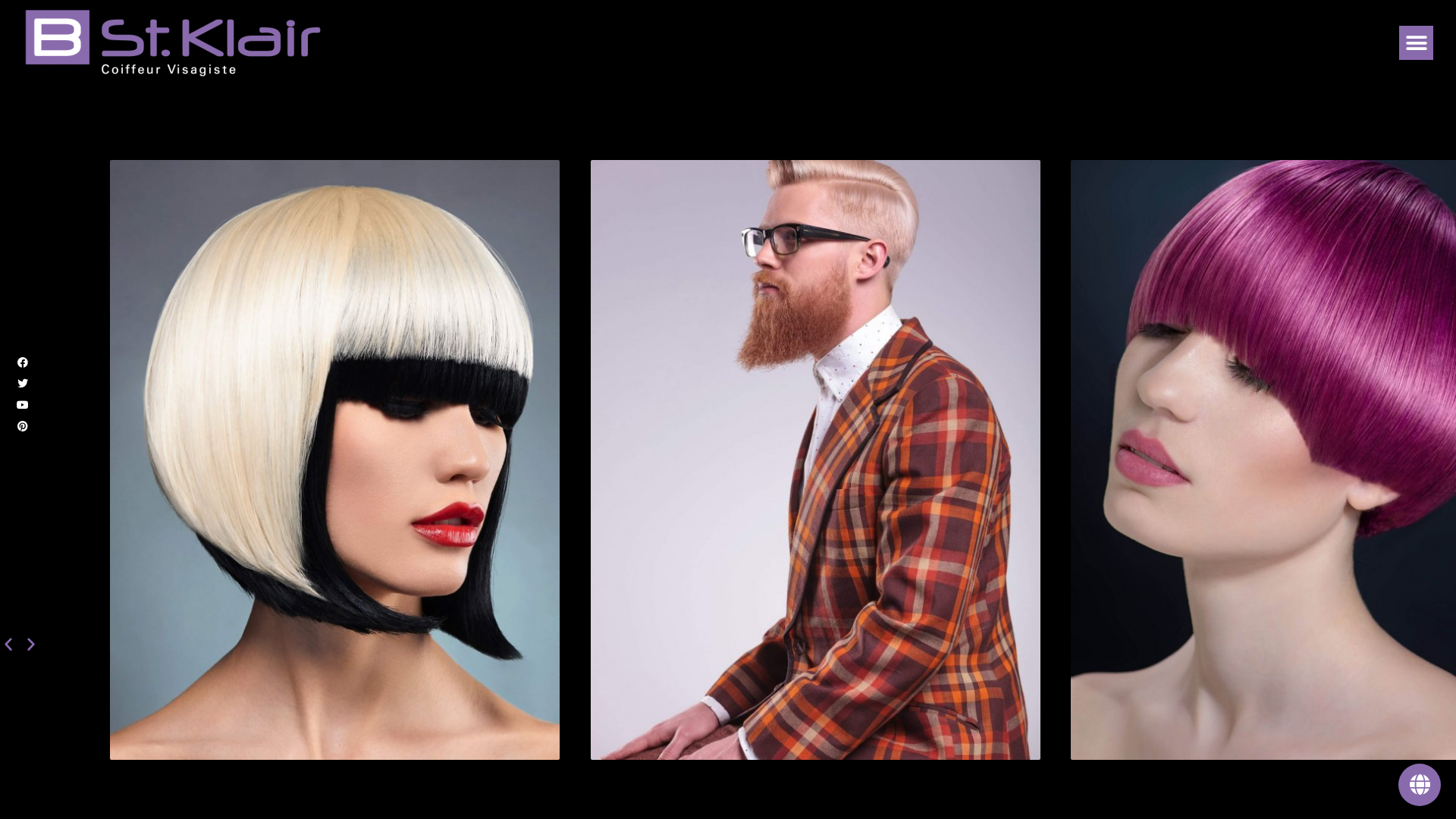 Capture d'écran de Salon de coiffure B St Klair | Coiffeur visagiste & Barbershop