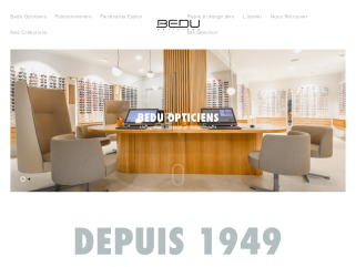 Bedu opticiens, un opticien indépendant à Perpignan. Un très grand choix de montures de créateurs de fabrication française. Verres Essilor.