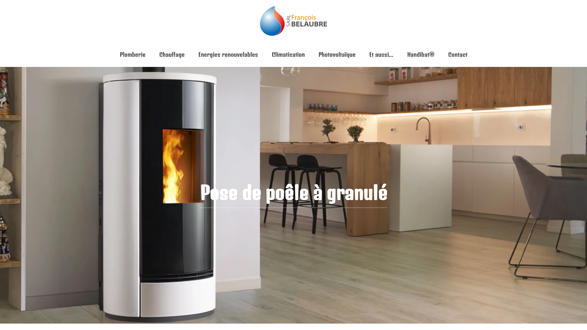 Capture d'écran de François Belaubre - Plombier Chauffagiste à Saint-Mamet la Salvetat, cantal. Plombier et chauffagiste qui intervient sur Saint-Mamet la Salvetat, boisset, le rouget Pers, omps, Maurs, sansac