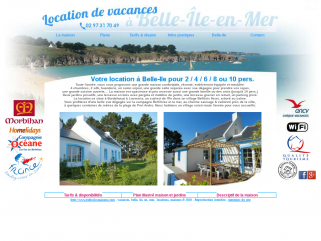 Belle Ile en Mer, charmante maison de vacances tout confort à louer sur l'île. 