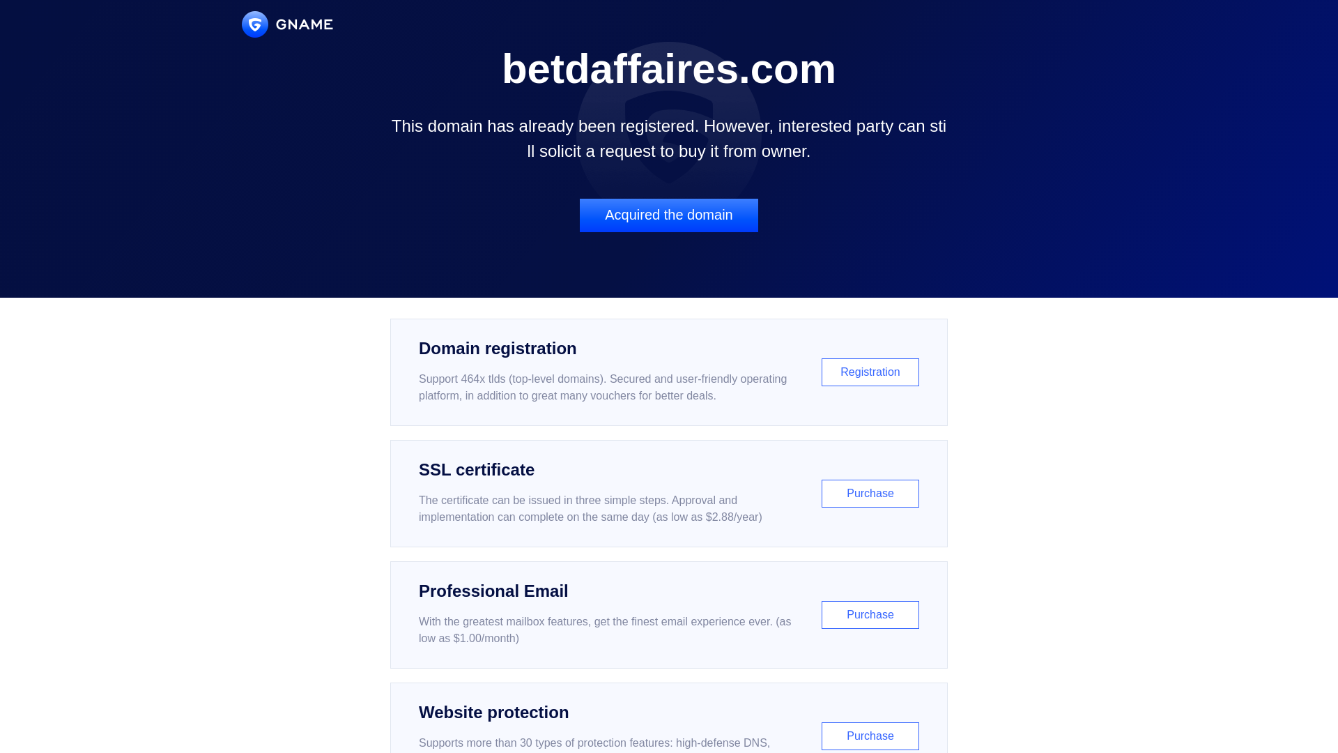 Capture d'écran de Betdaffaires
