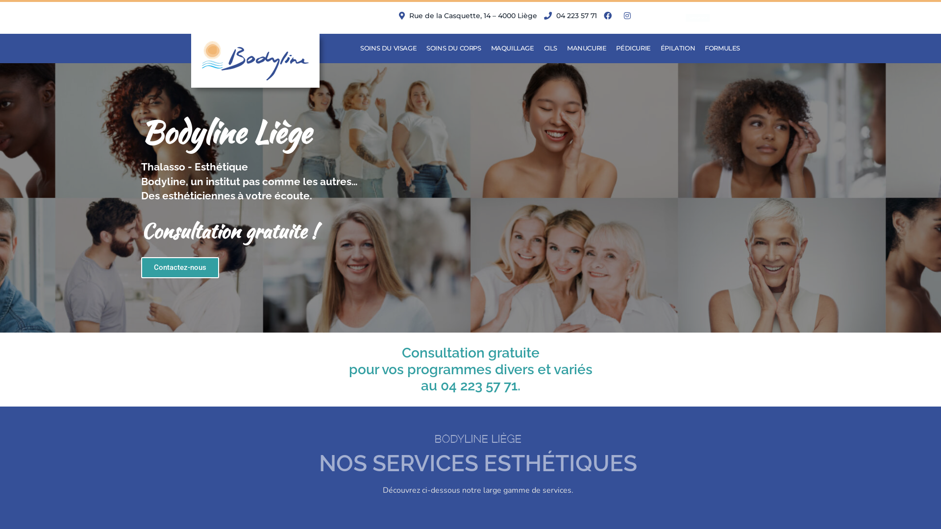 Capture d'écran de Centre esthétique et thalasso 