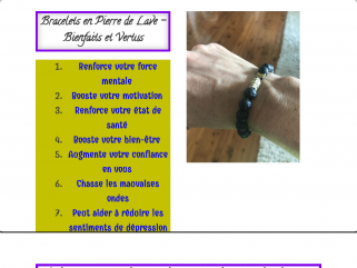 Bracelets en Pierre de Lave – Bienfaits et Vertus