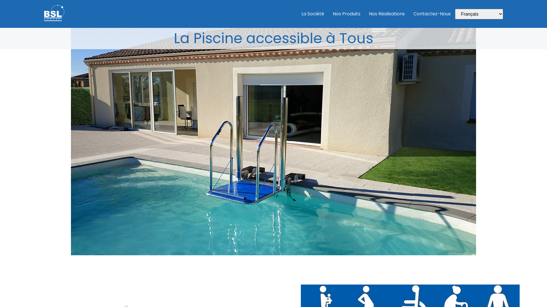 Capture d'écran de LM10 Plateforme hydraulique de mise à l'eau PMR pour piscine