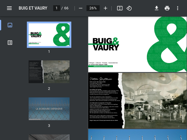 Catalogue Produits Buig & Vaury