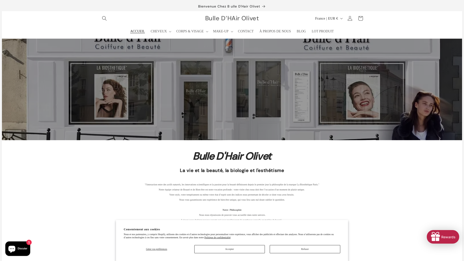 Capture d'écran de Vente en ligne , La Biosthétique Paris 
Structure Repair remplace les anciennes séries Dry Hair et Oil Therapy avec un tout nouveau concept d'action 