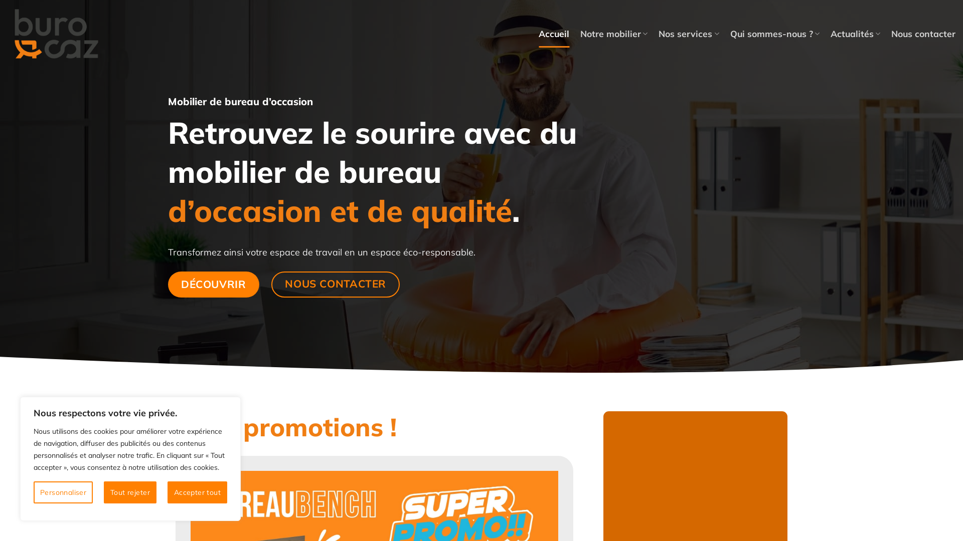 Capture d'écran de Bureau et meuble d'occasion pour les professionnel et les particulier