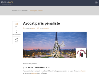 Avocat paris pénaliste