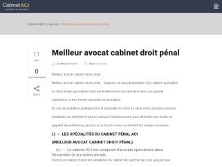 Cabinet d\\\'Avocats pénaliste à Paris