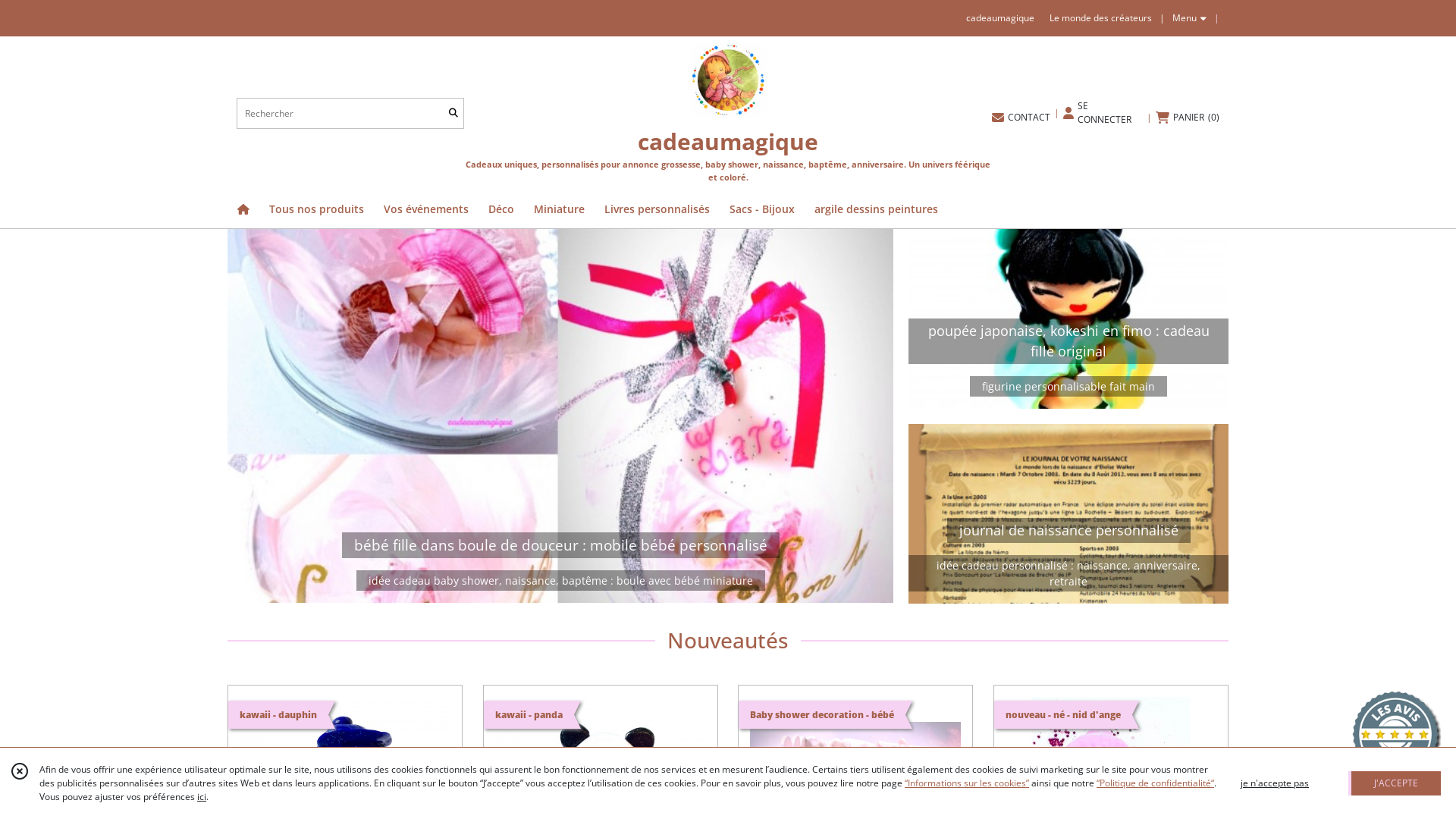 Capture d'écran de Cadeaumagique