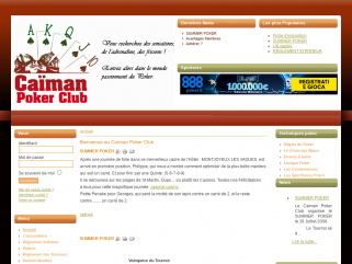 Le Caiman Poker Club, association de Poker en Guyane.