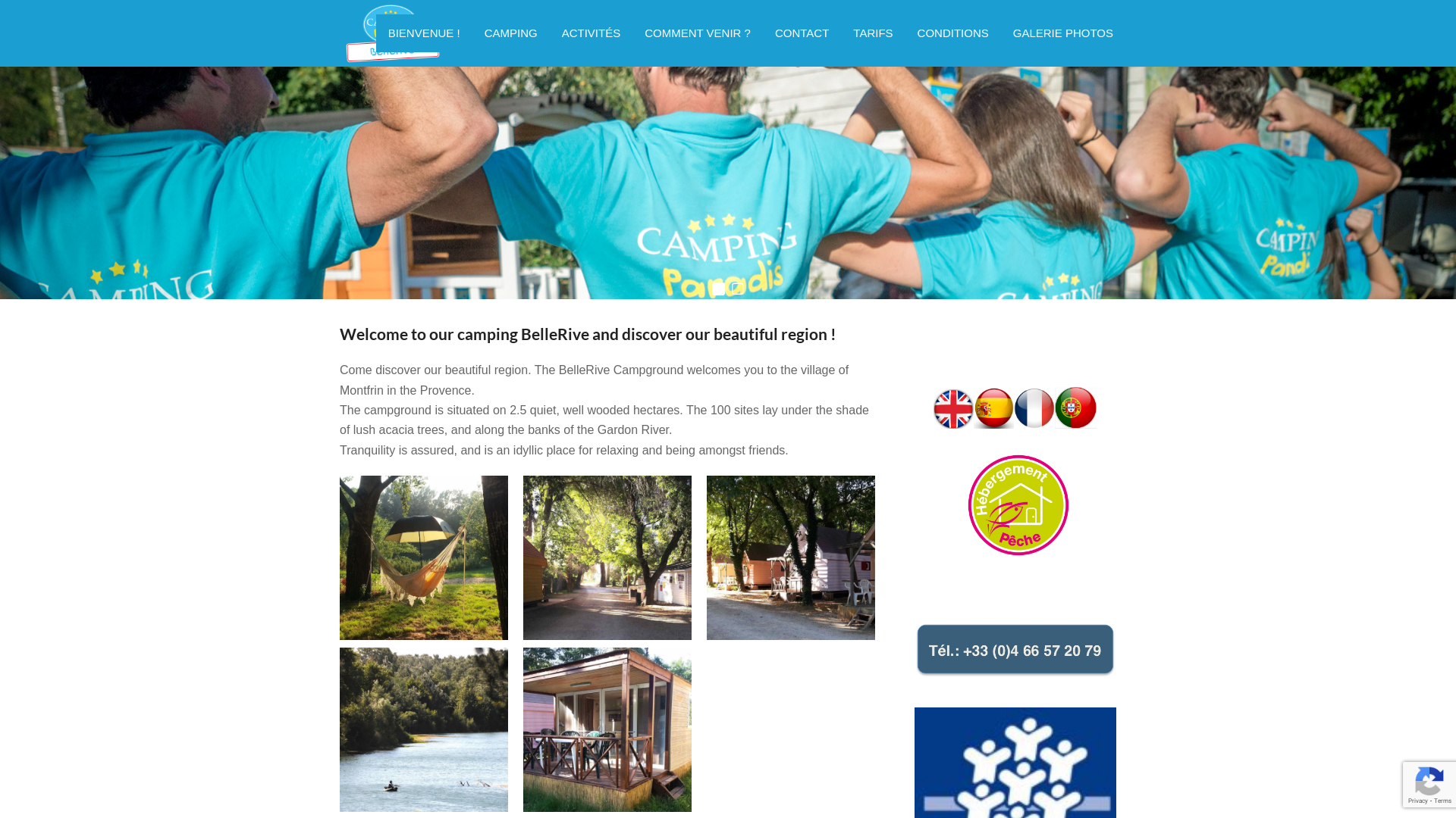 Capture d'écran de Camping BelleRive