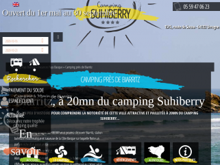 Camping Biarritz - Camping Suhiberry **** à Urrugne (64)