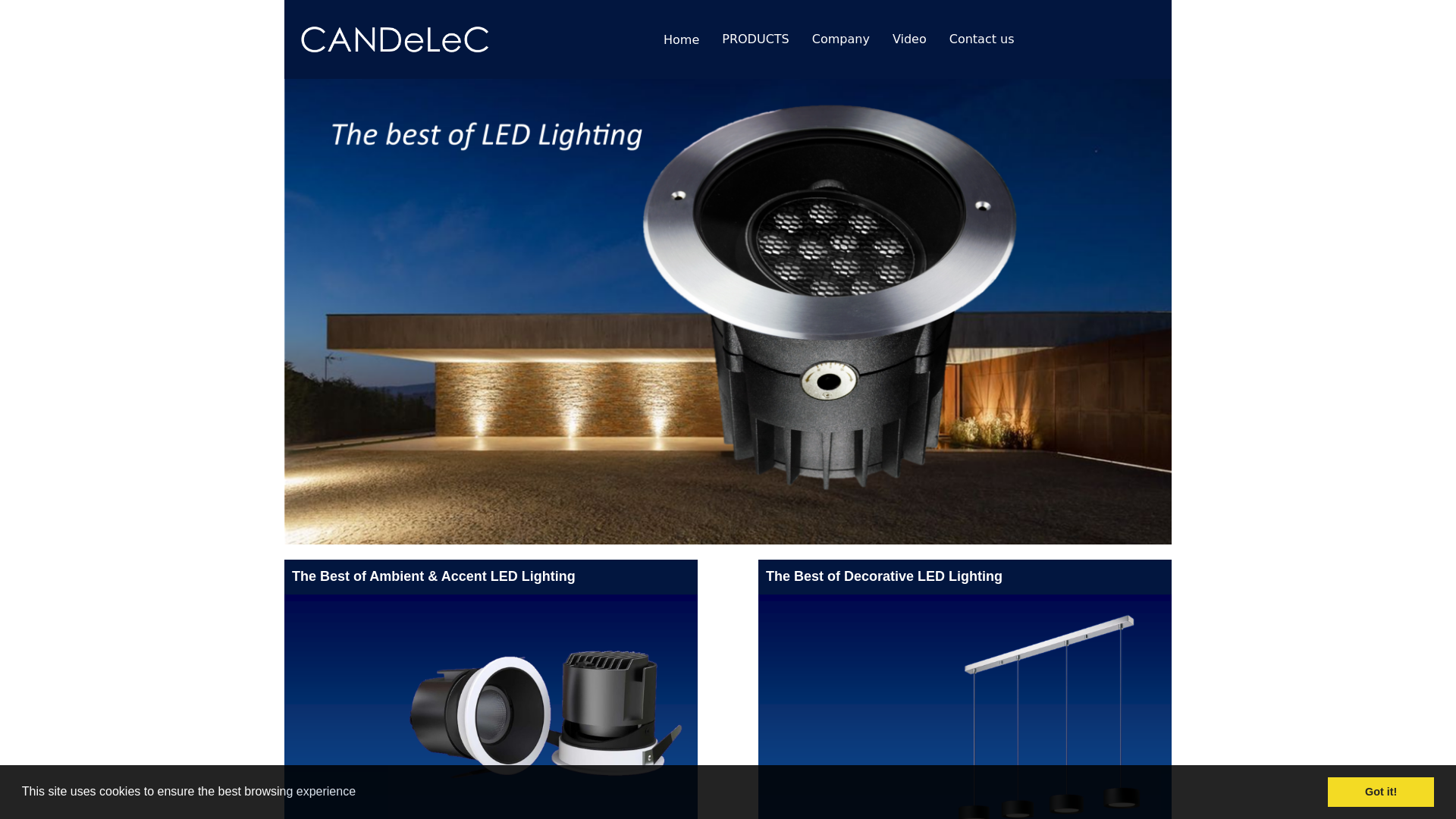 Capture d'écran de Candelec LED Lighting