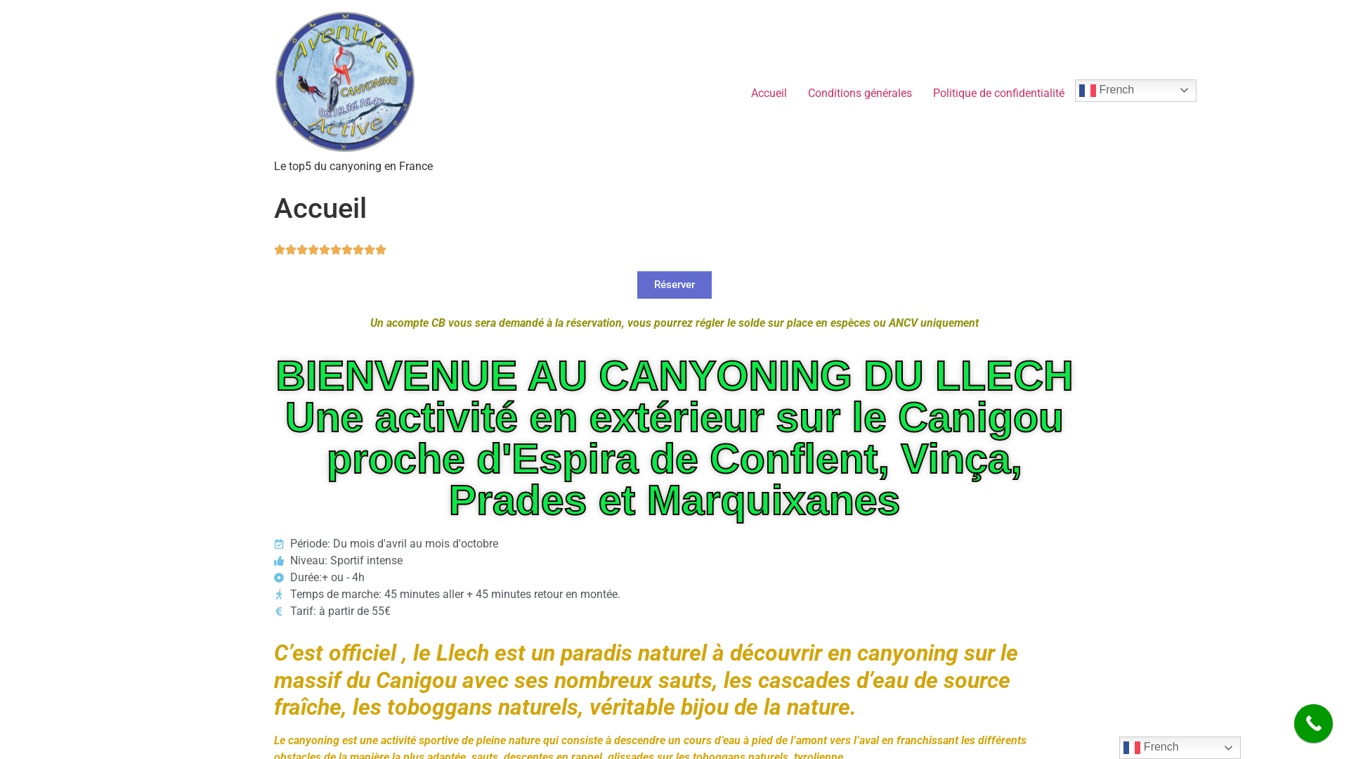 Capture d'écran de Le Canyon des Gorges du Llech Pyrénées Orientales