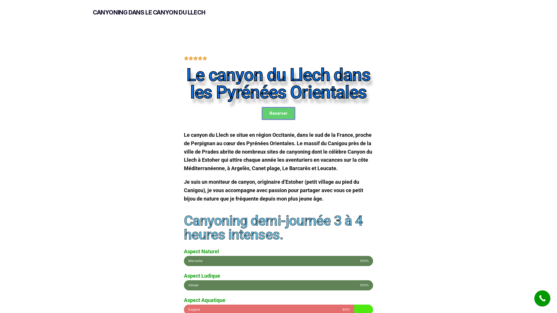 Capture d'écran de Le Canyon des Gorges du Llech Pyrénées Orientales