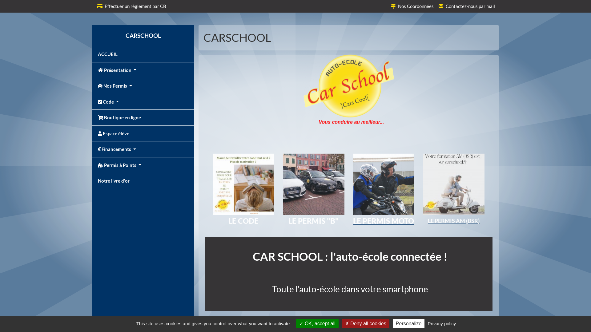 Capture d'écran de Auto-école CAR SCHOOL