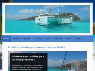 Croisière privative en catamaran dans les Antilles.