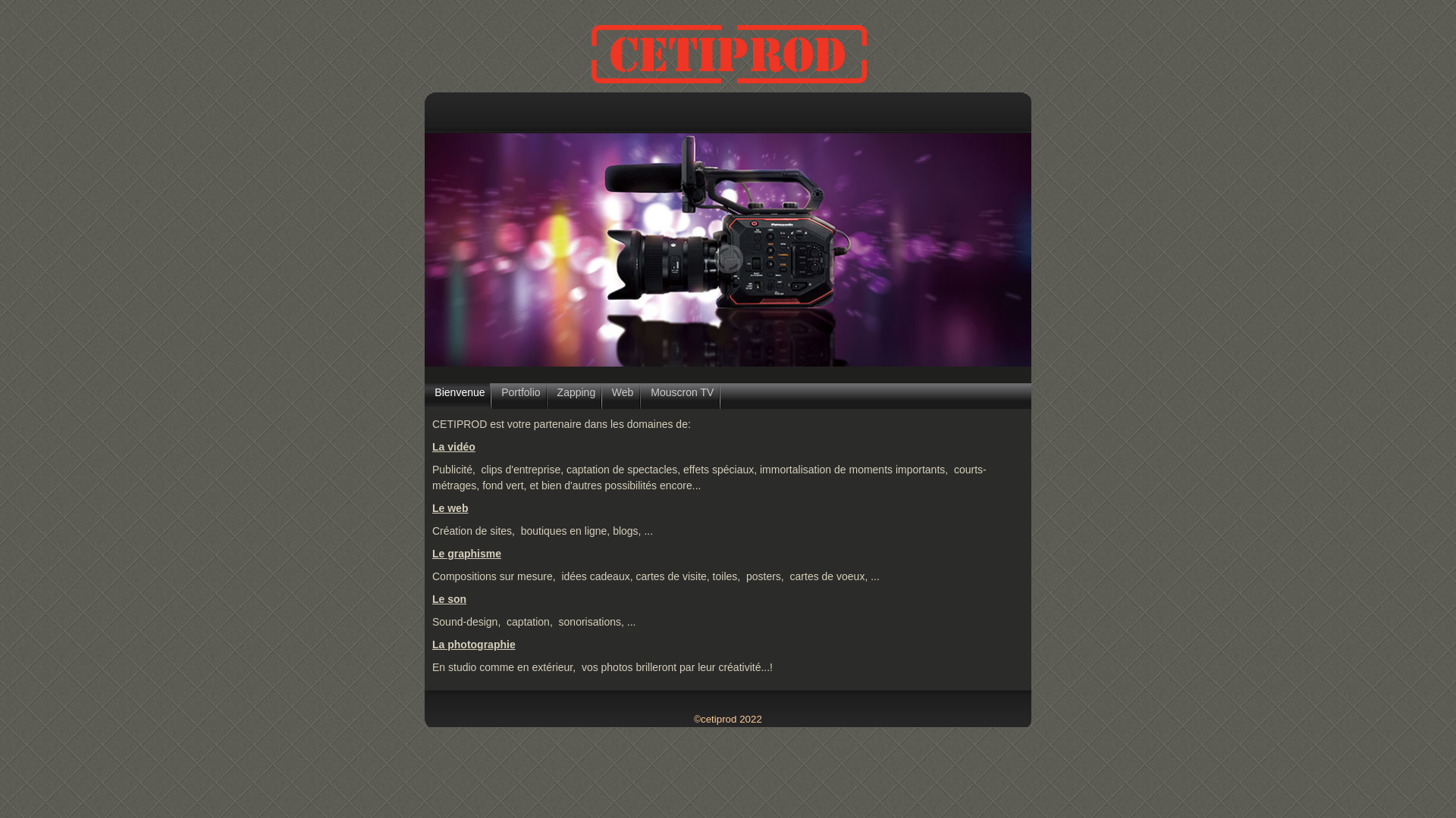 Capture d'écran de CETIPROD