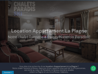  Chalet Tannerie 12 à 14 personnes 200m de remontée du village Domaine de ski et VTT Peisey Vallandry centre de Paradiski la Plagne les Arcs 
12 to 14 people chalet 200m from village skilift