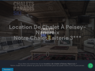 Chalet Laiterie  12 14 personnes 200m de la remontée du village Domaine de ski et VTT Peisey Vallandry centre Paradiski la Plagne les Arcs  
12 to 14 people chalet 200m from village ski lift
