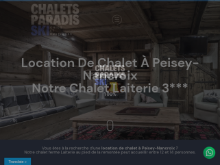 Location chalet peisey nancroix Chalet Laiterie  12 14 personnes Peisey Vallandry centre Paradiski la Plagne les Arcs  
12 to 14 people chalet rental Peisey nancroix la plagne les arcs 