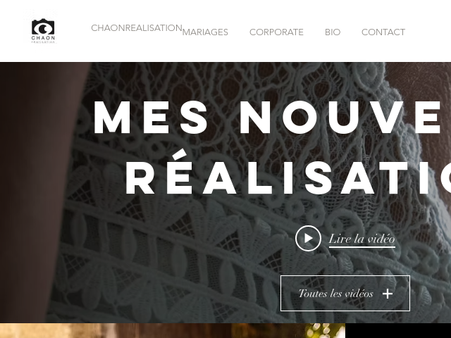 Vidéaste professionnel mariage et corporate