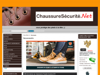 ChaussureSécurité.Net - Chaussures de sécurité et écologiques en Bretagne