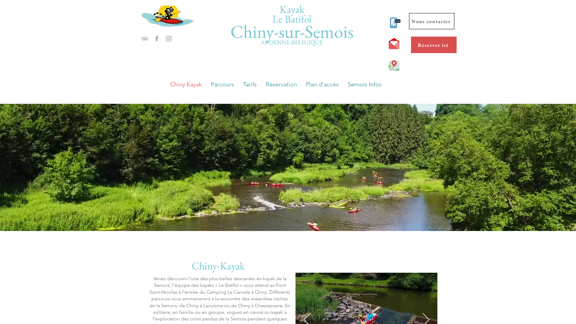 Capture d'écran de Chiny Kayk, kayak le batifol