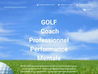 Coach en préparation mental golf
Entrainement putting, approche, bunker, practice, parcours
