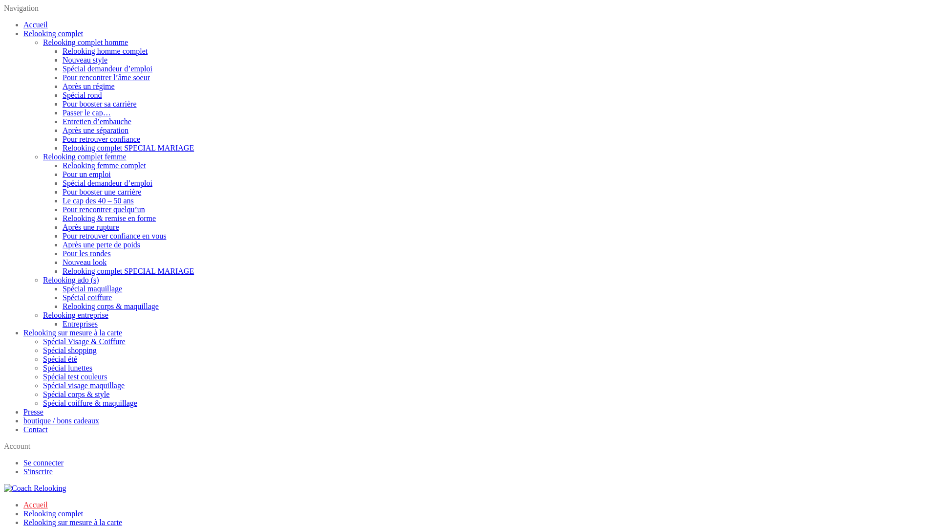 Capture d'écran de Coach relooking - Cathy Justamond