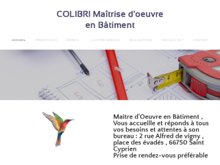Colibri , maître d'oeuvre en bâtiment , 
sur les Pyrénées-Orientales 