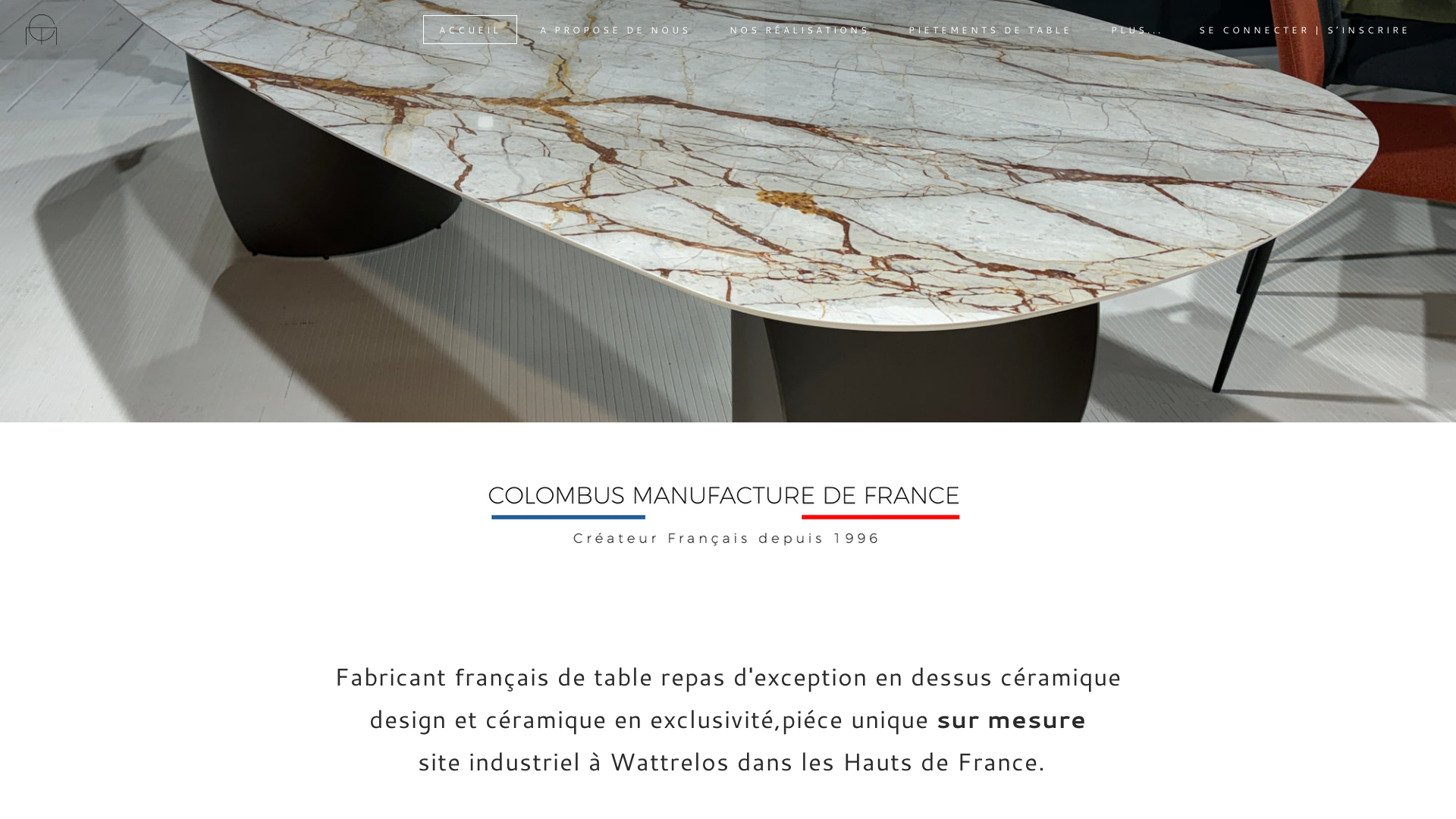 Aperçu de Colombus International, production de meubles Wattrelos