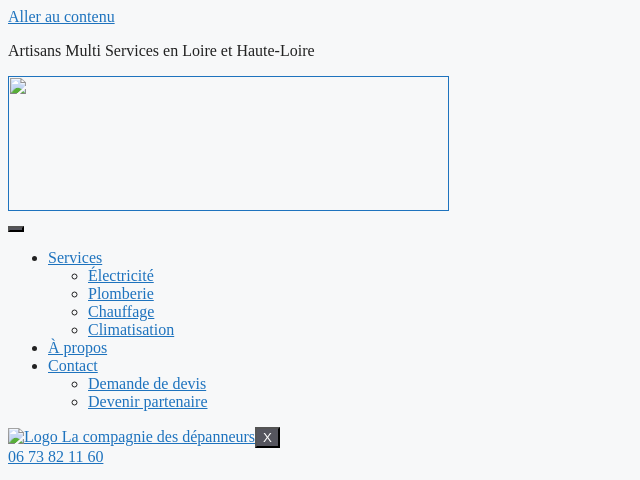D&eacute;pannage &eacute;lectricit&eacute; plomberie climatisation