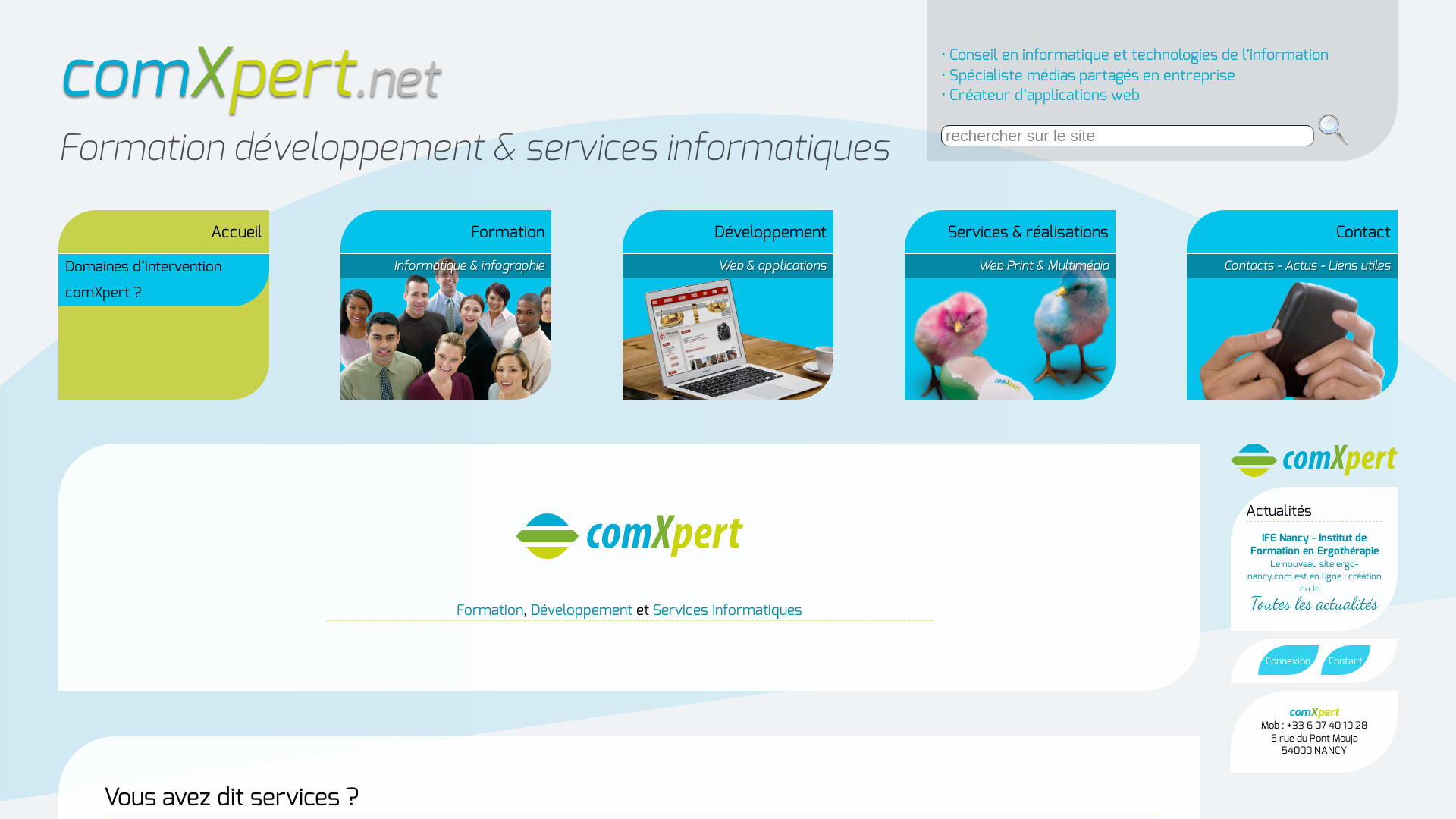 Capture d'écran de Réalisation et formation en arts graphiques