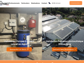 Concept Energy : ☀️ Installateur de Panneaux Solaires Photovoltaïques | Rhône-Alpes