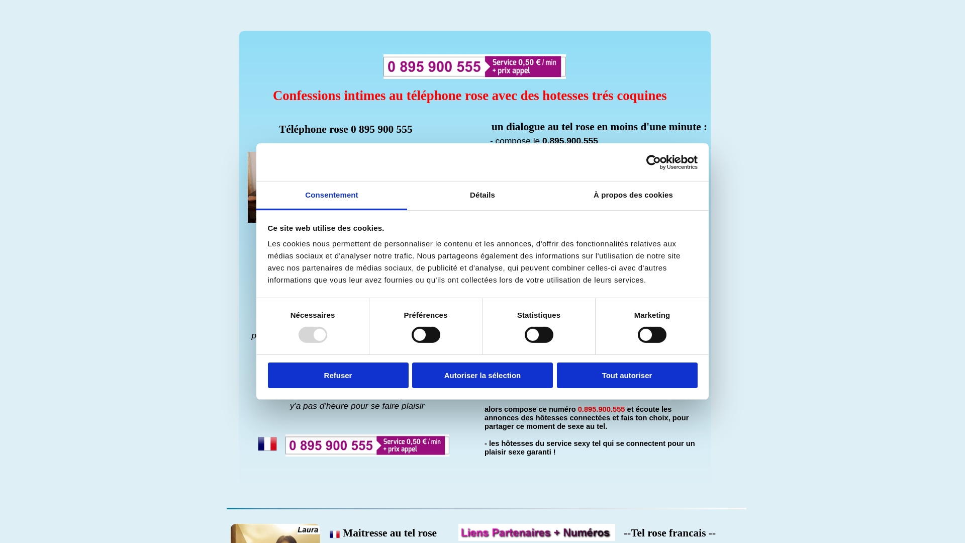 Capture d'écran de Confession-intime téléphone rose