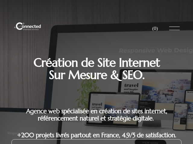 Connected - Cr&eacute;ation de site internet - Paris