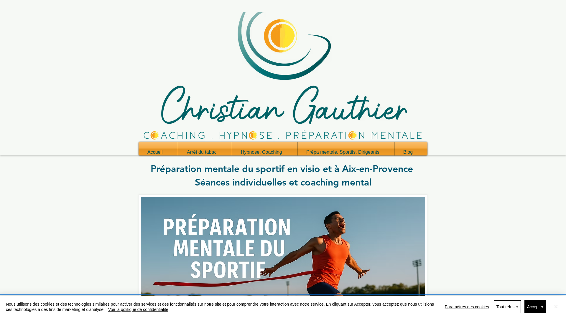 Capture d'écran de La préparation mentale pour les sportifs a Grenoble, Aix en Provence, 

