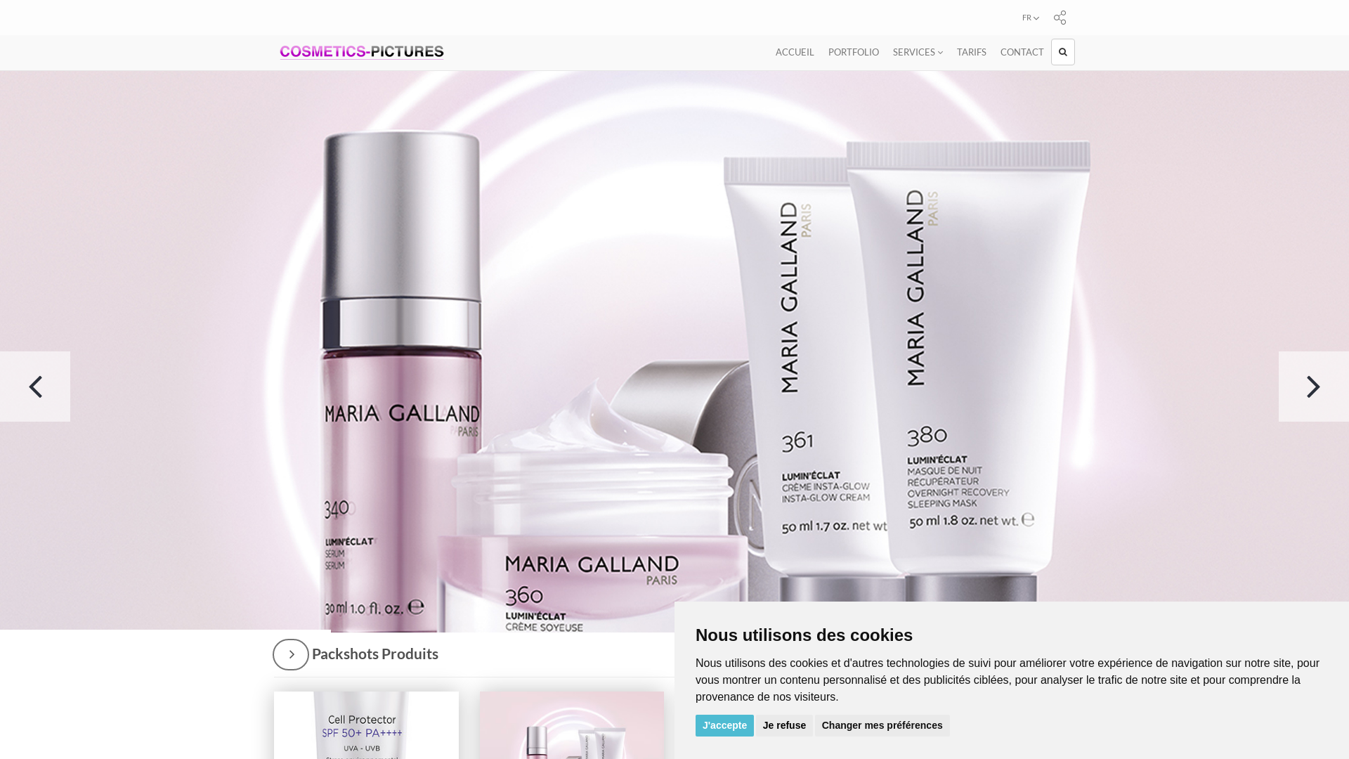 Capture d'écran de Photos de Fleurs - Banque d'images Cosmétique et Maquillage